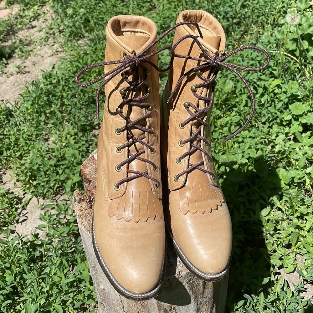 BEAUTIFUL JUSTIN 1990s ROPER BOOTS